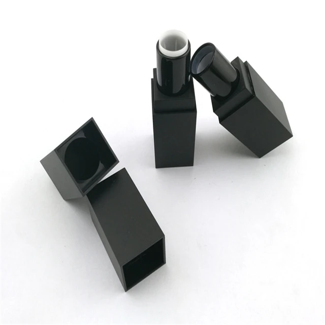 100ps High Quality Empty Elegant Magnetic MATT Black Lipstick tube with printing in 1 color Cosmetic accessories utensil | Красота и