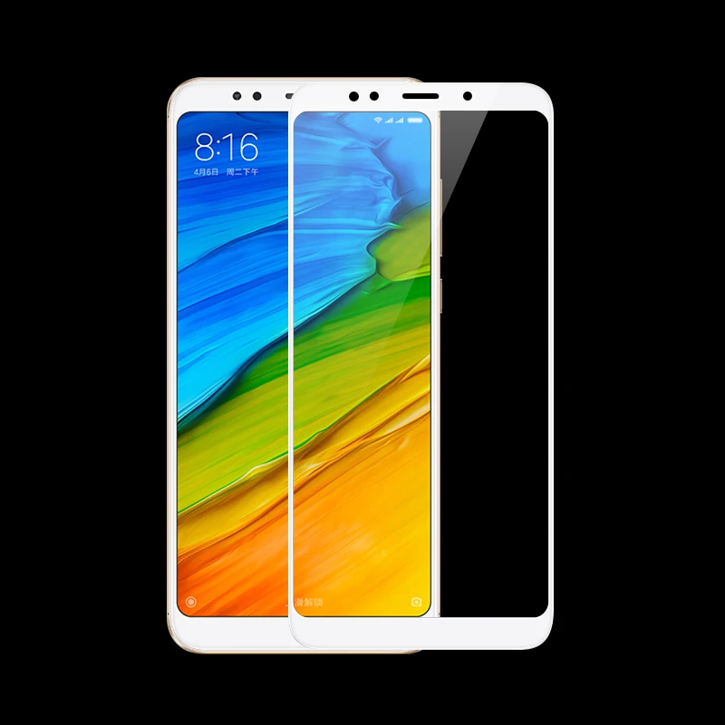 Полностью покрытое закаленное стекло 2 5 D для Xiaomi Redmi плюс Экран протектор телефон