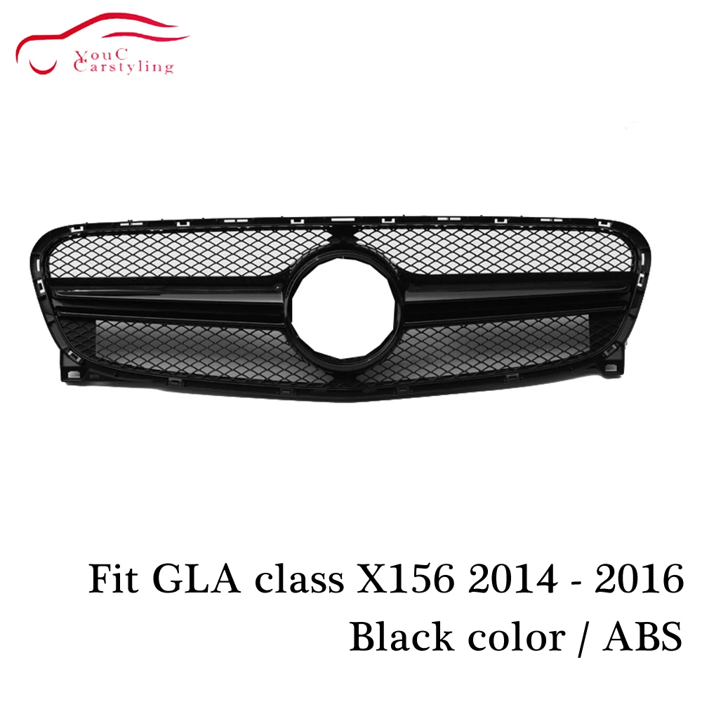 Решетка для переднего бампера X156 AMG решетка Mercedes GLA class pre facelift 2014 2015 2016 GLA200 GLA250 GLA45