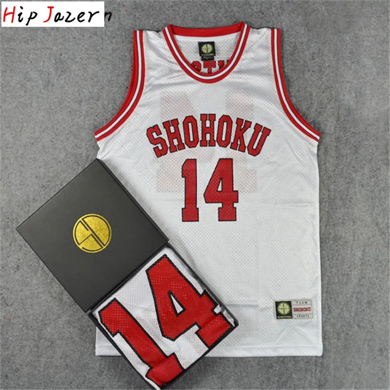 Хипджазер Slam dunk Косплей Shohoku Sakuragi 10# Hanamichi 11# Rukawa Kaede Баскетбол Джерси спортивные баскетбольные футболки для хипхопа