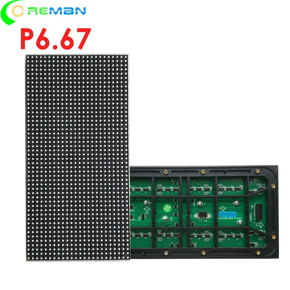Aliexpress.com Бесплатная доставка наружный полноцветный светодиодный модуль p6.7 32x16 см
