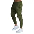 Мужские спортивные штаны для бега, тонкие хлопковые спортивные штаны для тренировок в спортзале, 2020