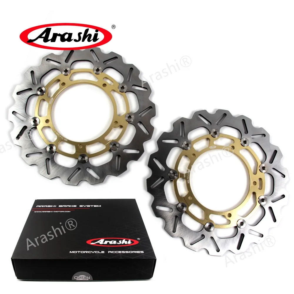 Arashi 2 шт. для YAMAHA YZF R6 600 2005-2016 CNC передние тормоза дисковые роторы 05 2006 2007 2008 2009 2010 2011