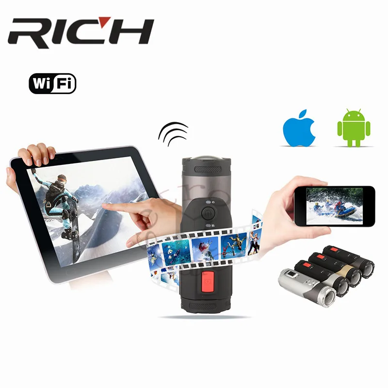 Экшн камера DHL S20W 4K Wi Fi 170 градусов 1080P UHD 10 м|Экшн-камеры| |