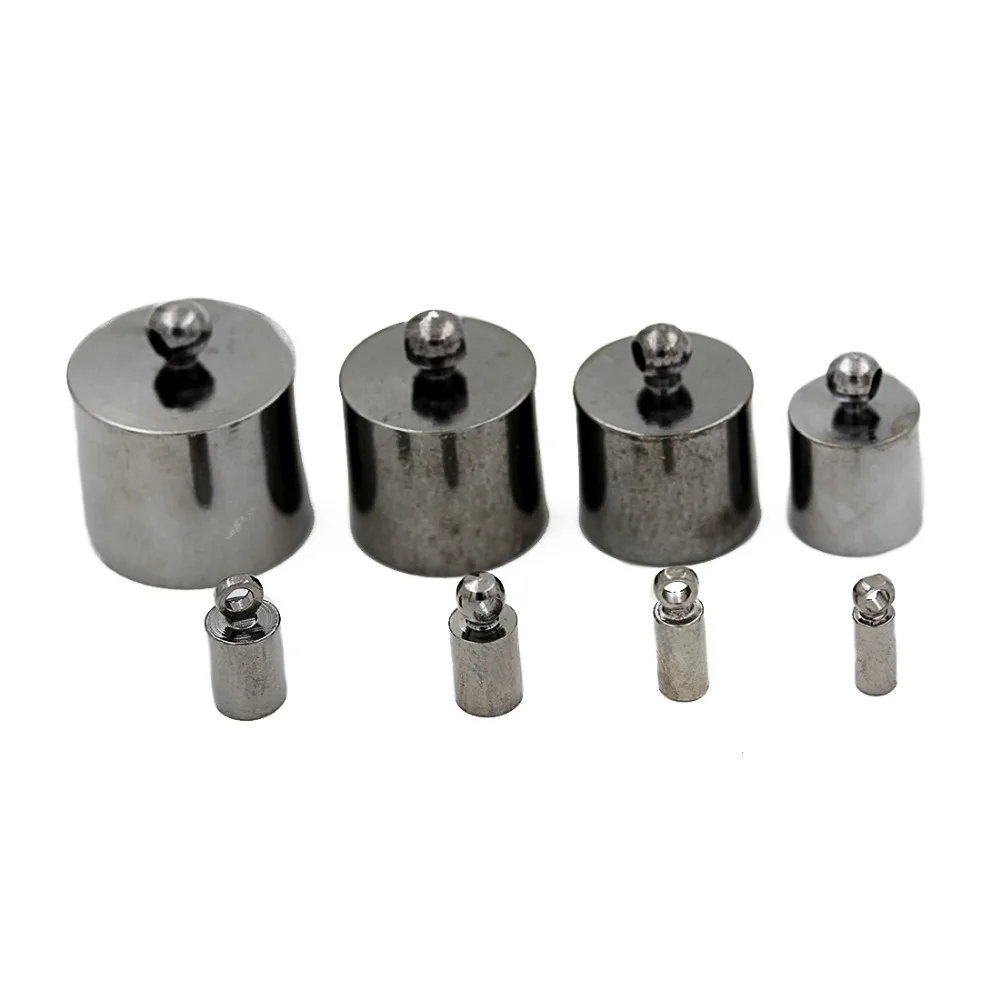 50 шт./лот KC Золото/Gunblack Гальваническим Ожерелье Браслет End Caps Место для 7.5 мм/9.5 мм/10