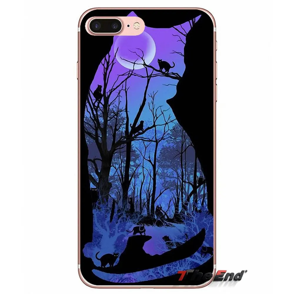 Чехол с рисунком животных для Samsung Galaxy S9 Plus Note 8 One oneplus 5T Meizu M5s LG V30 HTC U11 Capa Black
