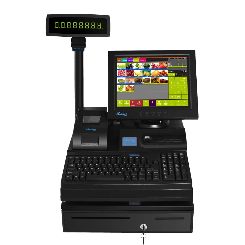Meetsun MS-900-3 N450 все в одном настраиваемые ПК POS Сенсорный экран монитора Системы