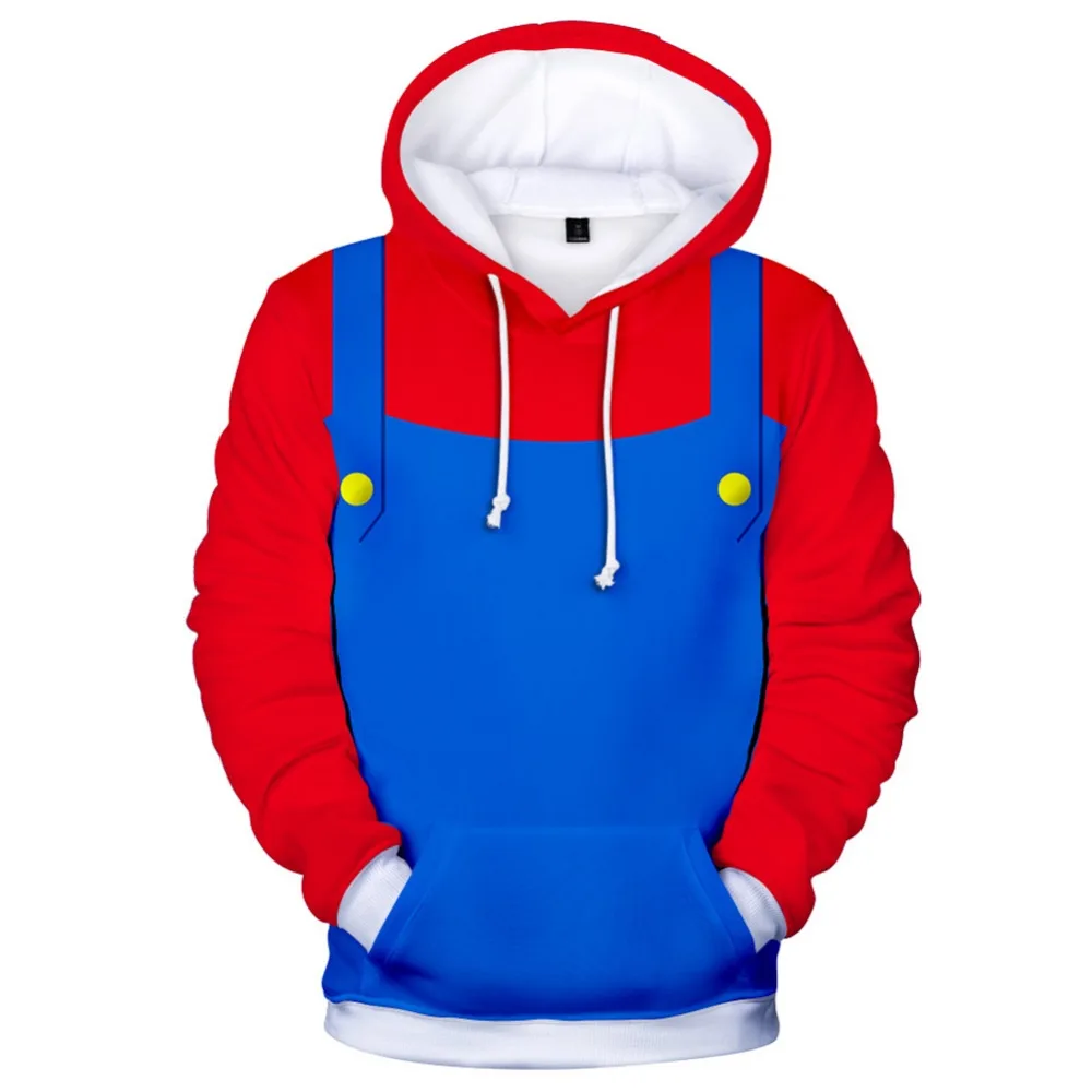 Super Hoodie Cosplay 3D Printed Sweatshirts Hoody Pullover Boys Tracksuits Outwear | Мужская одежда