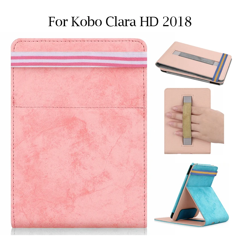 Чехол для Kobo Clara HD 2018 E Book крышка 6 ''из искусственной кожи умный планшет Fundas Ereader