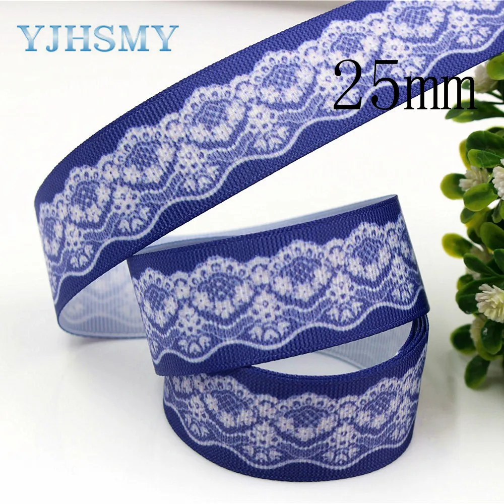 YJHSMY D-171108-572 22/25 mm 10 yards Cartoon Printed grosgrain ribbons DIY handmade Hair accessories Material wedding gift wrap | Дом и сад
