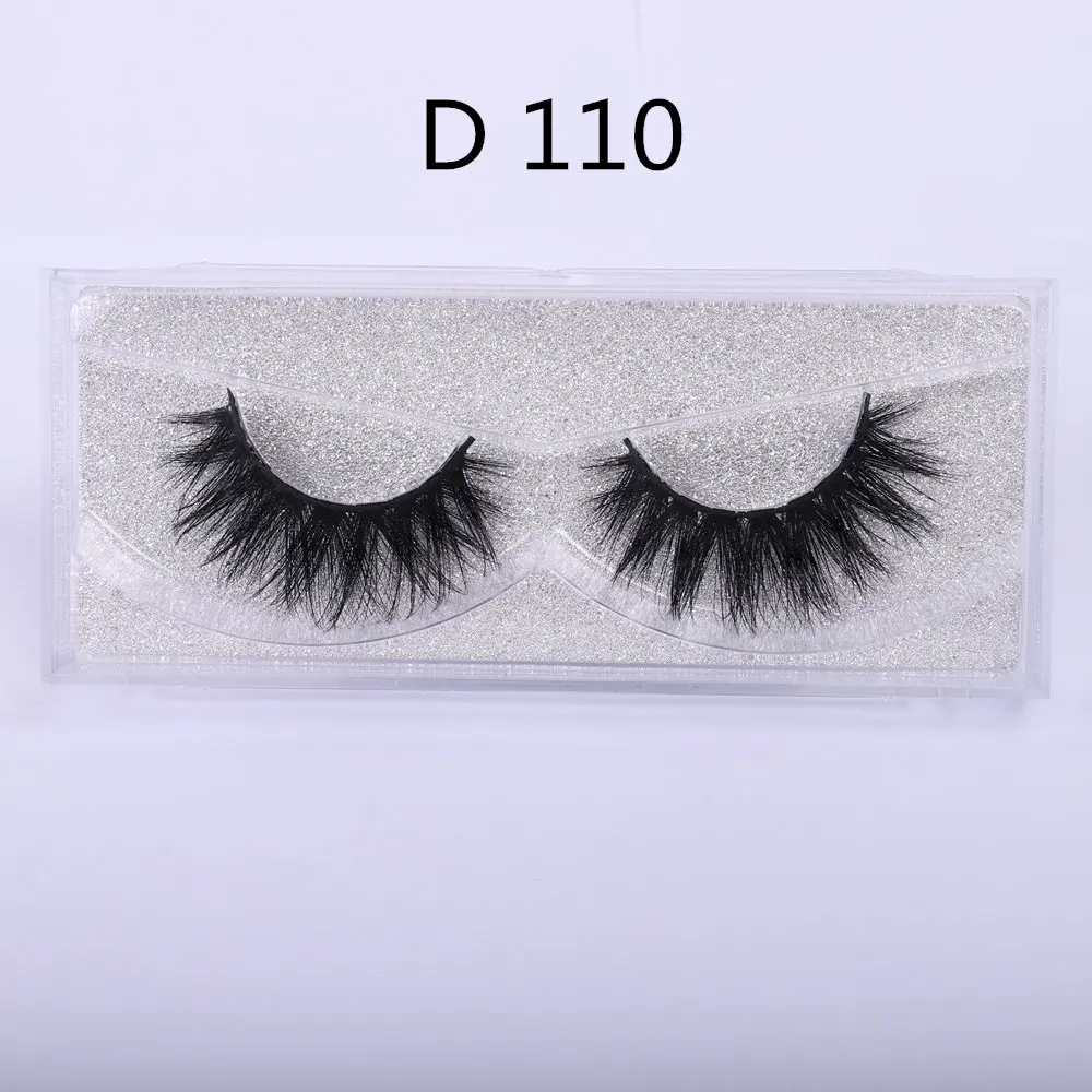 D110 WOWANGEL, норковые ресницы, 3D ресницы, толстые, ручная работа, ресницы, полная полоска, поддельные, Maquiagem, бесплатно, Роскошные, 1 пара, накладные ресницы D104 - Цвет: D110