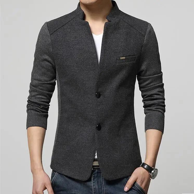 Новинка мужской блейзер в стиле пэчворк костюмы для мужчин высококачественные