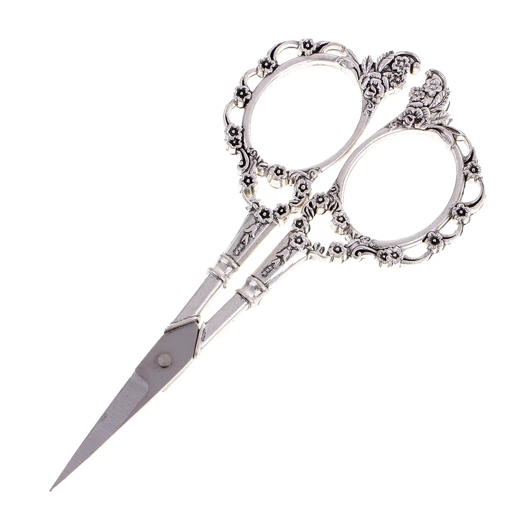 Ножницы ручной работы с рисунком сливы винтажные швейные ножницы из нержавеющей