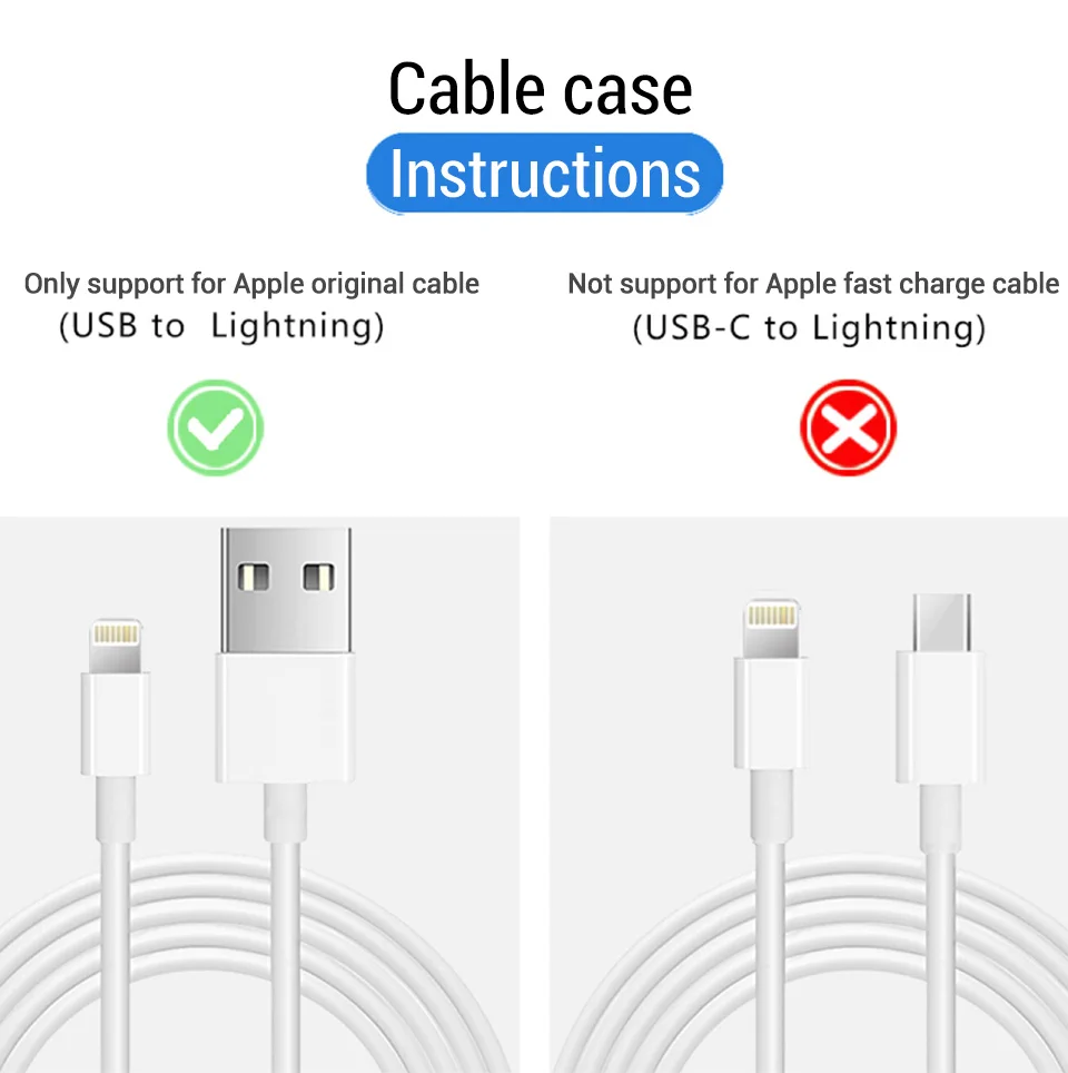 PZOZ USB кабель протектор для iPhone X XS Max XR 8 7 6 Plus 5 S SE устройство для сматывания кабеля защита шнура для оригинального iPhone кабеля