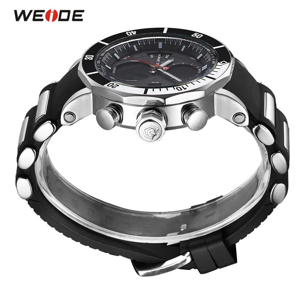 Оригинальные WEIDE водонепроницаемые спортивные часы мужские Цифровые кварцевые