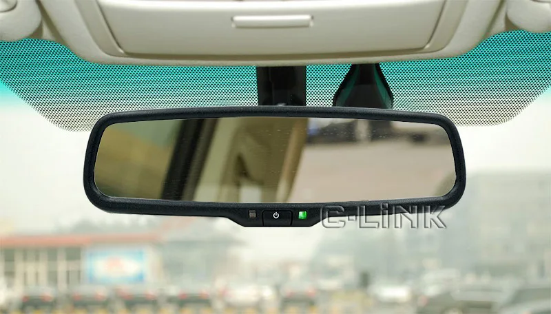 Автомобильное парковочное зеркало заднего вида с монитором 4," 800*480 TFT LCD с автоматическим затемнением специальный кронштейн 2 видеовхода для камеры заднего вида