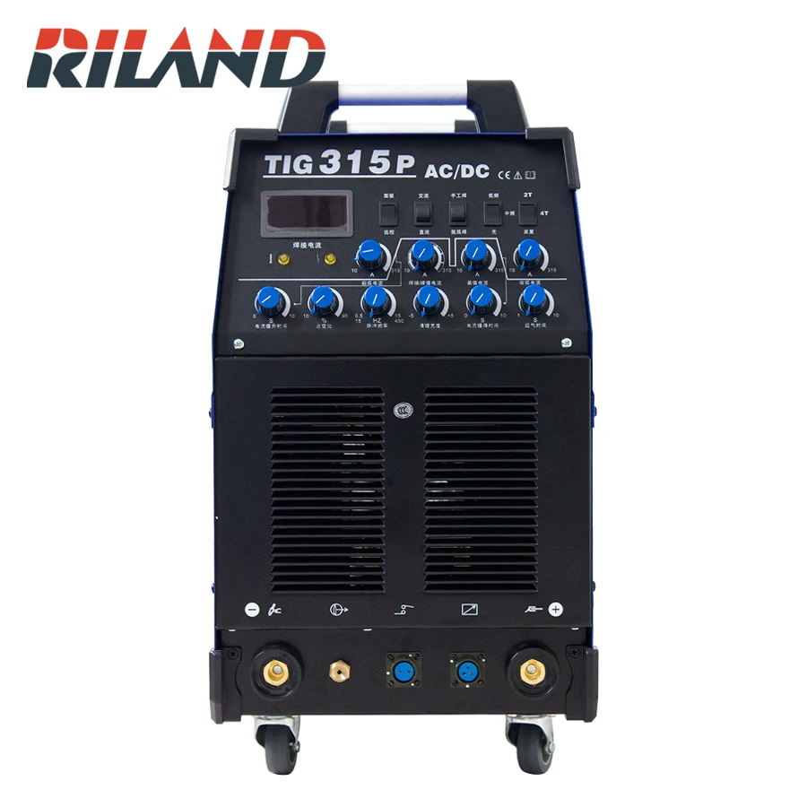 RILAND TIG315P AC/DC квадратная волна импульсная аргоновая дуговая сварка железо медь