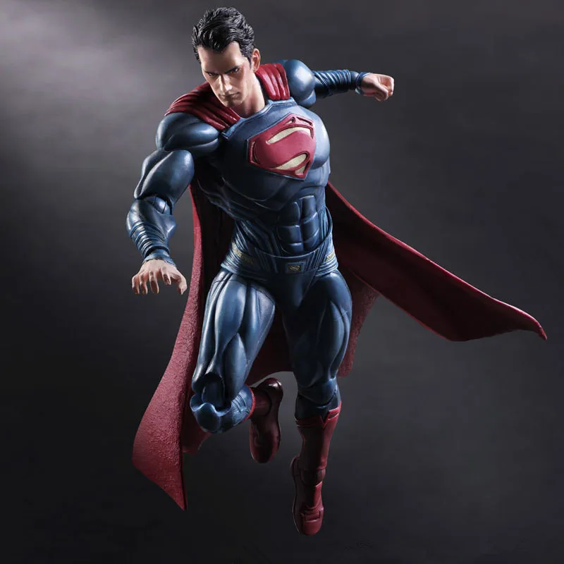 Фильм фигурка 25 см PLAY ARTS KAI Batman V Superman Dawn of Justice вариант Супермен ПВХ коллекционные