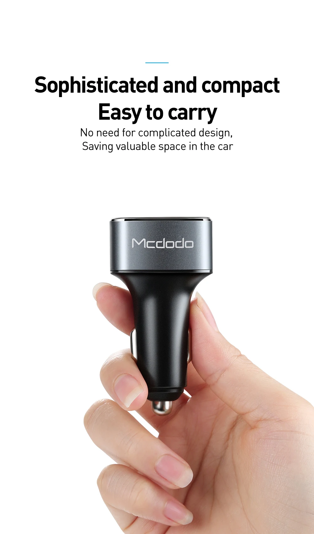 Mcdodo 3 usb порта USB Автомобильное зарядное устройство для универсального мобильного телефона 5.2A быстрое зарядное устройство для iPhone Xiaomi автомобильное зарядное устройство USB адаптер в автомобиль