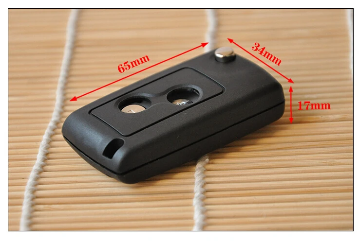 2 кнопки Модифицированная Складная откидная оболочка ключа дистанционного