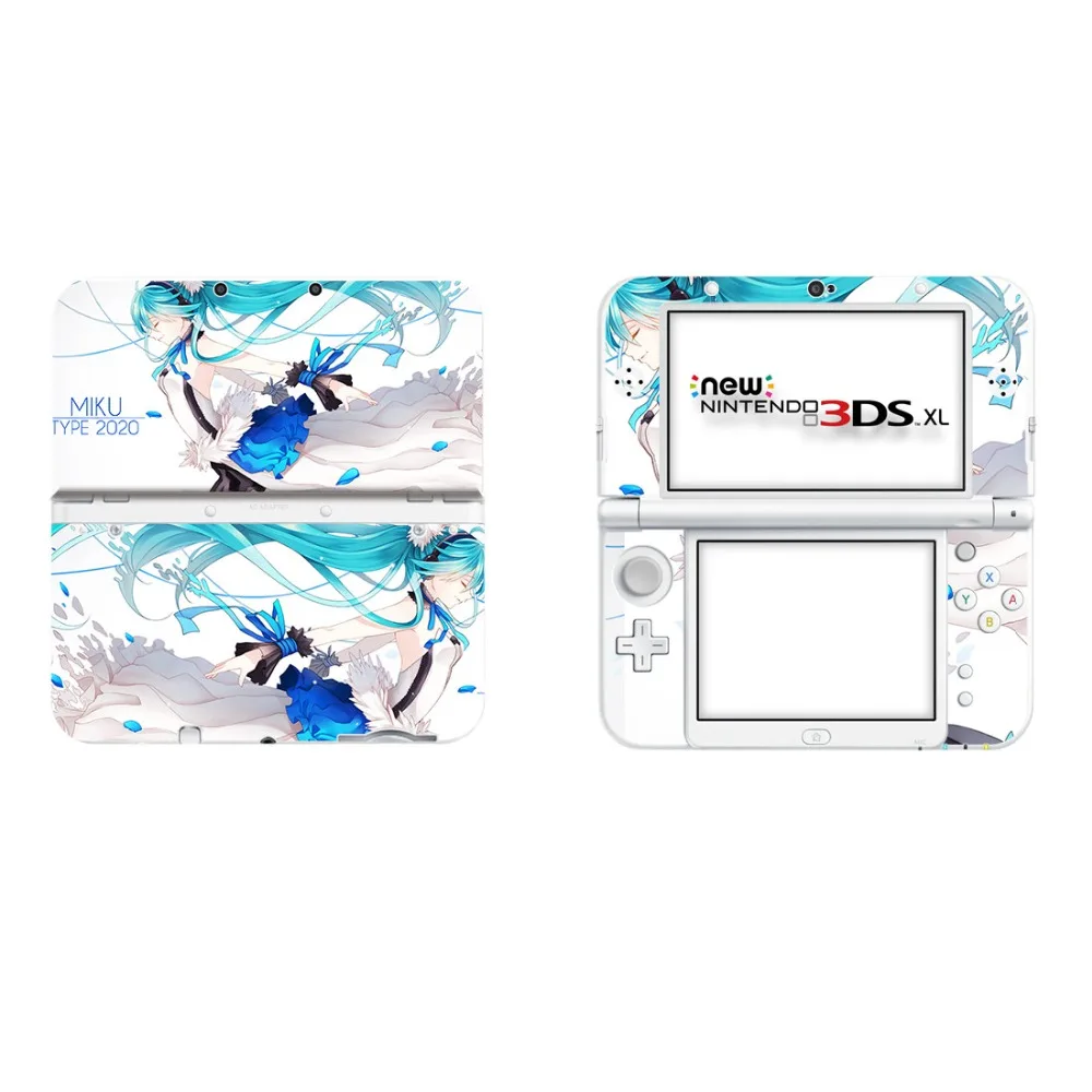 Аниме милые девушки виниловая наклейка кожи Стикеры для нового 3DS XL LL шкуры Стикеры s для нового 3dsll Винил Защитная Наклейка
