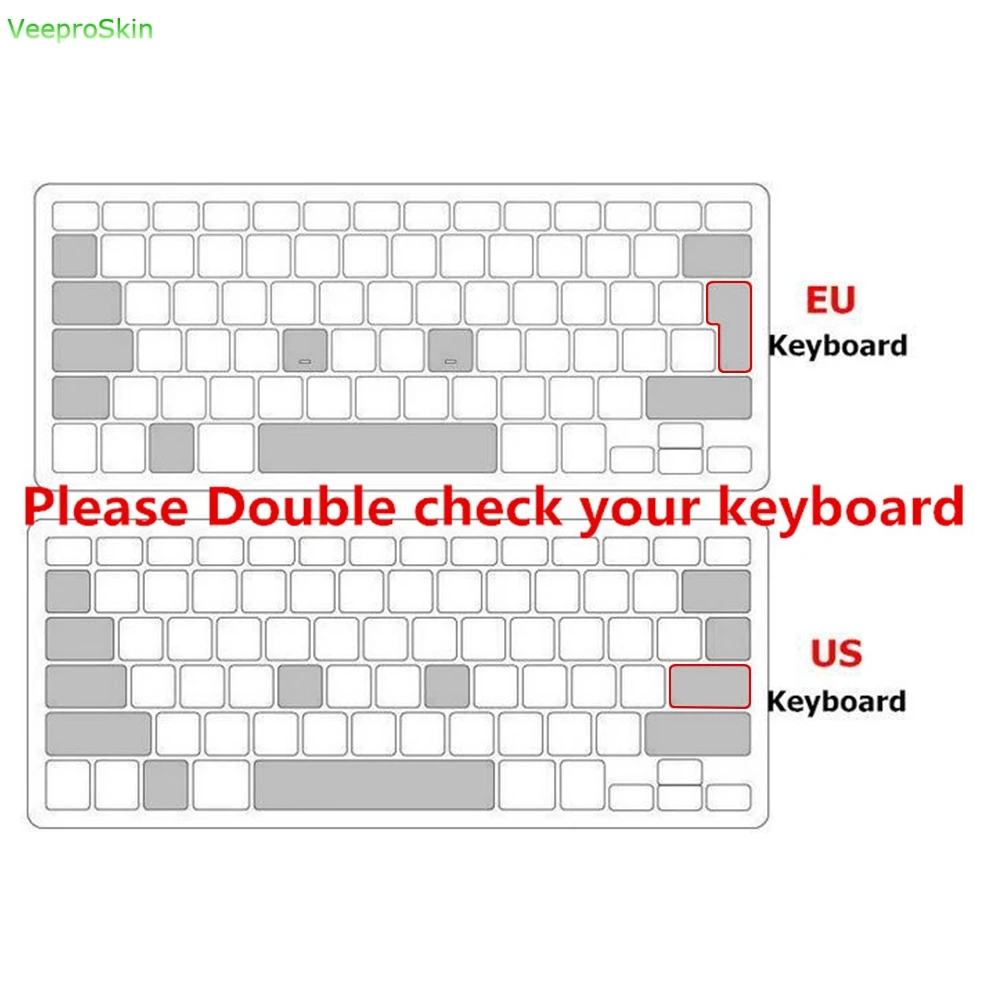 Арабский силиконовый чехол для клавиатуры европейского стандарта Macbook New Pro 13 2016