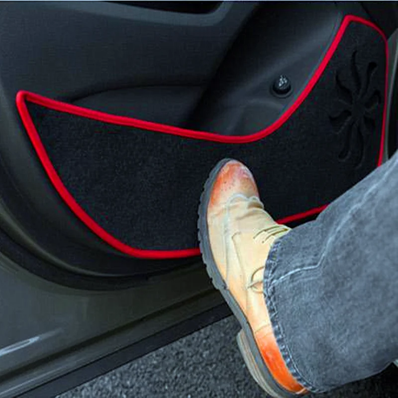 

TAIJS anti kick car door mat for HONDA GK5 2014-2018 4pcs/set Auto door Dust Protective cover for HONDA CRV