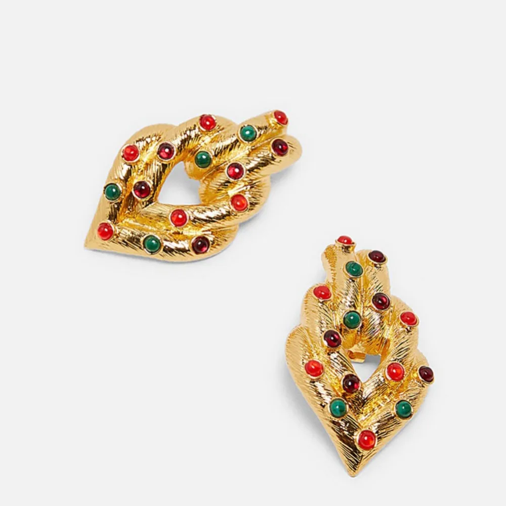 Flatfoosie ZA Boho браслеты в форме сердца для женщин модные геометрические браслеты с подвеской свадебные подарки массивные украшения