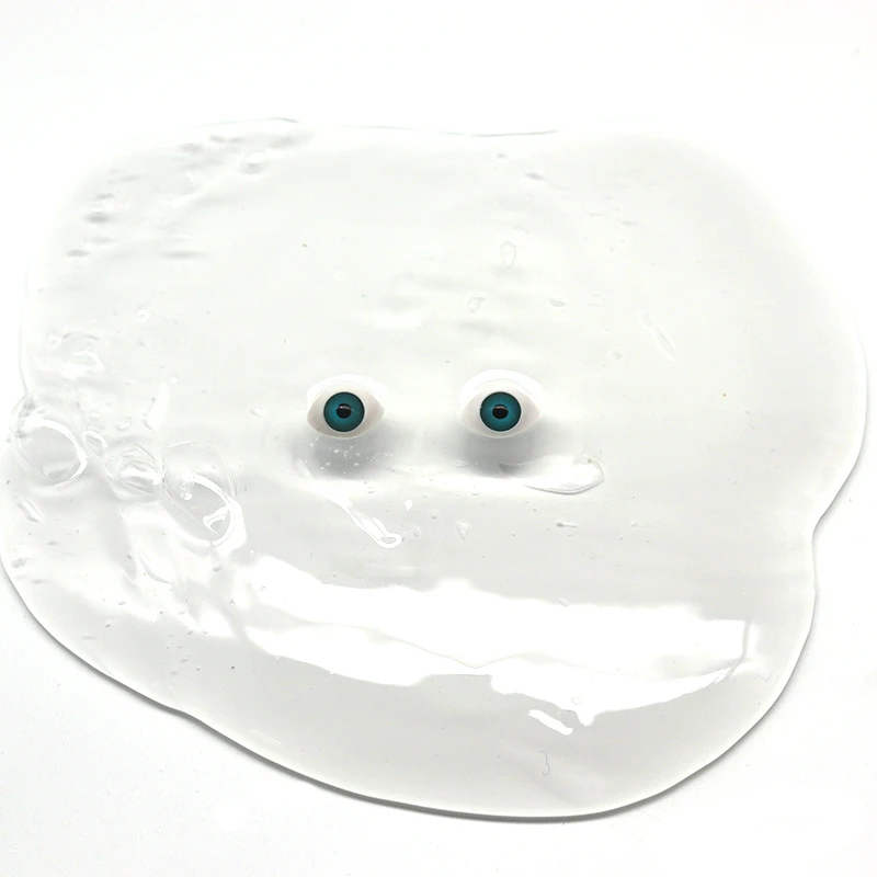 Transparent Plasticine Pure Clear Putty Rubber Slime Scented Tub Stress Relief No Borax Clay Toy Novelty Funny Eyes Kids Gifts | Игрушки и