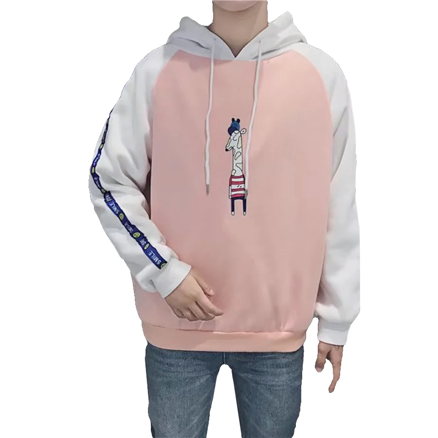 Корейская толстовка мужская Уличная толстовки Для мужчин s Повседневное Harajuku Kawaii