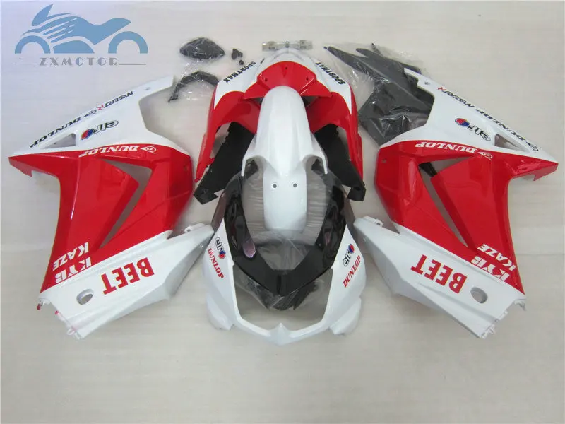 Комплект обтекателей для Kawasaki Ninja 250r Обтекатели 2008 2009 2010- 2014 EX250 Красный Белый