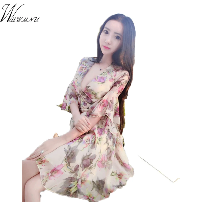 Wmwmnu модные пикантные глубокий v-образный вырез горловины низкая груди Рог рукава