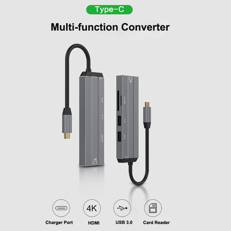 Usb хаб C концентратор для Мульти USB 3 0 HDMI адаптер док станция MacBook Pro Аксессуары Тип 1