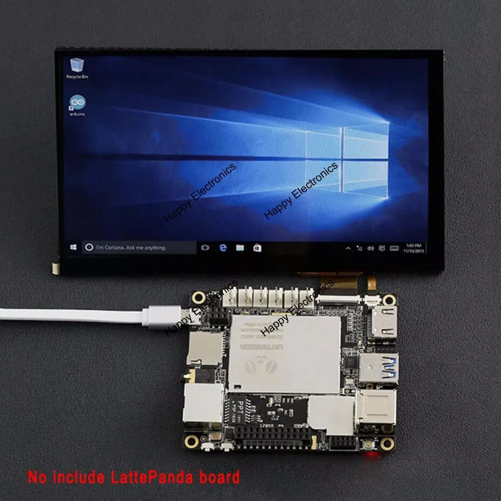 DFRobot натуральная 7 дюймов с высоким разрешением 1024x600 ips Дисплей для LattePanda с FPC Расширение Кабель