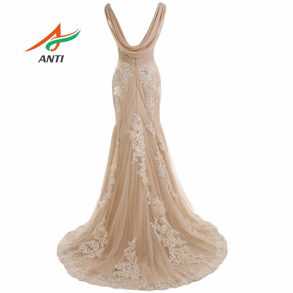 Женское длинное вечернее платье элегантное на заказ модель HQY307 2018 | Свадьбы и