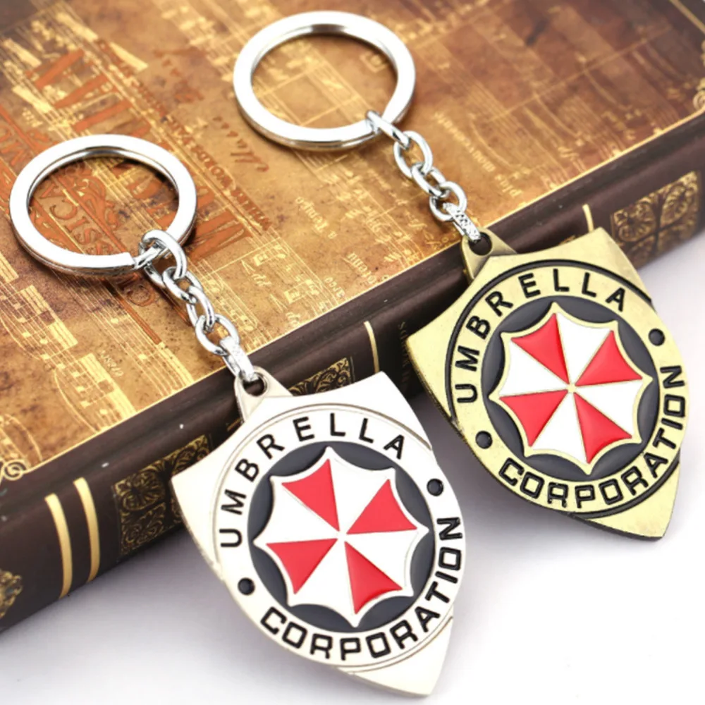 Resident Evil брелок заключительная глава корпорация Umbrella из кинофильма логотип