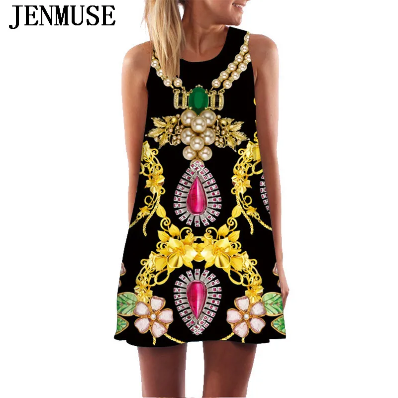 Женское платье в стиле бохо Jenmuse повседневное Зеленое Шифоновое Платье Пляжное