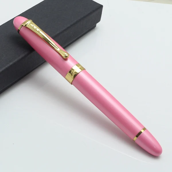 fountain pen 19 Jinhao X450 авторучка 18KGP ширококонечная красный Бургундия туман Pattern 22 Стили канцелярские школы и офиса пишущих ручек - Цвет: fountain pen 19
