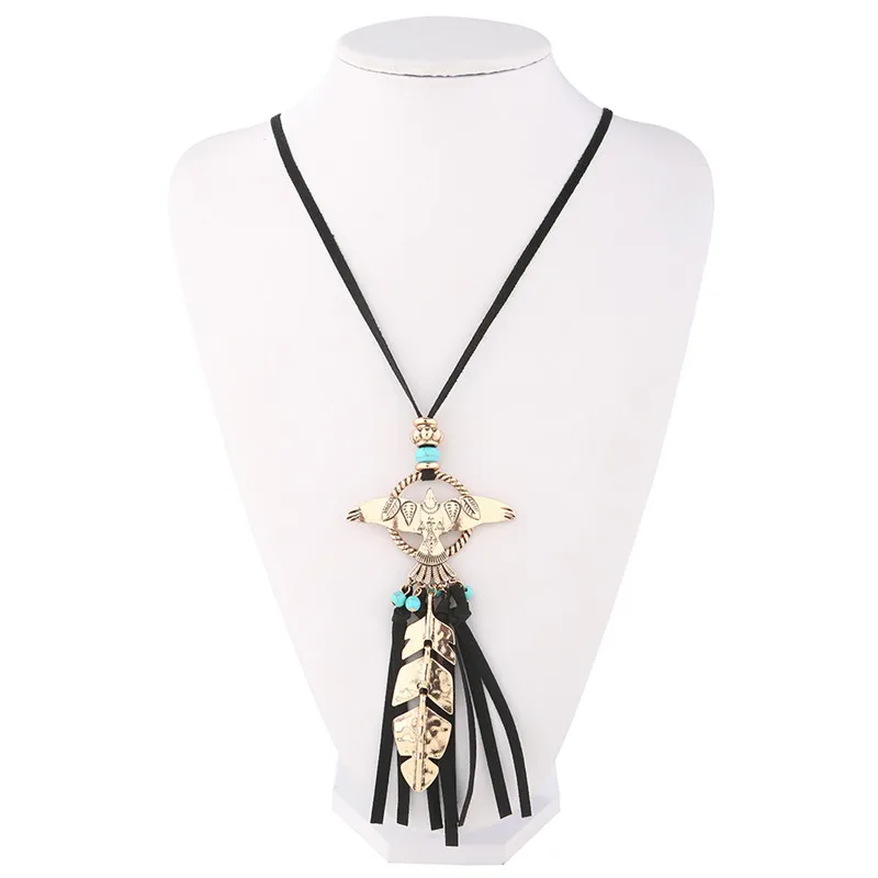 Женское винтажное ожерелье с подвеской Boho богемные этнические цыганские