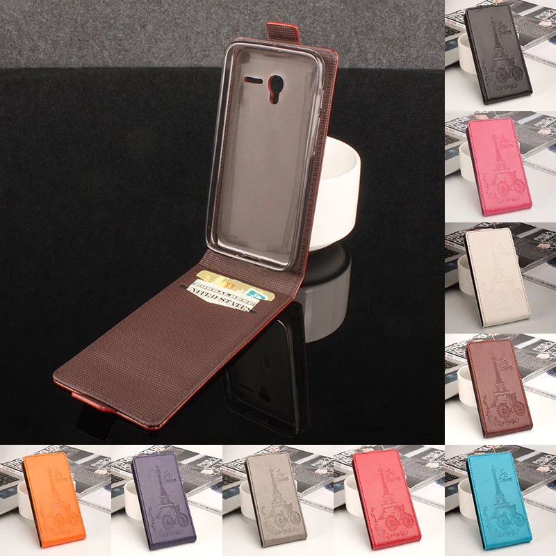 Чехол для телефона Alcatel One Touch Pixi 3 4 5 дюймов Флип из искусственной кожи чехол 4027D 4027X