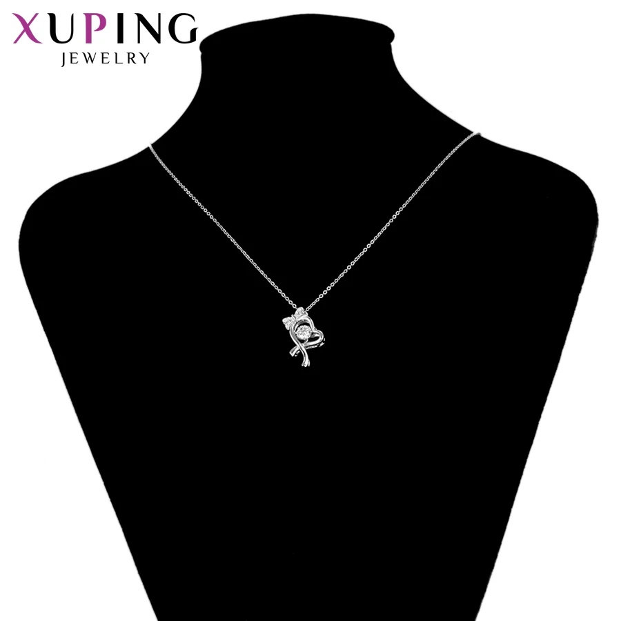 Xuping, ювелирное изделие, простое модное ожерелье, очаровательное стильное длинное ожерелье для женщин и девушек, цепочка, рождественские подарки S83, 5-44196