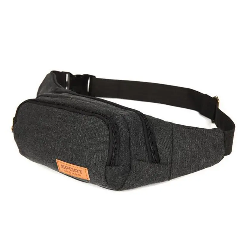 Винтажная мужская сумка-мессенджер повседневная дорожная холщовая маленькая