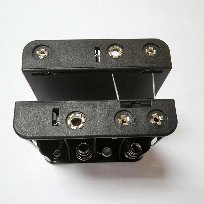 1 шт./лот лидер продаж черный пластиковый контейнер для батарей 4x1 5 в AA держатель