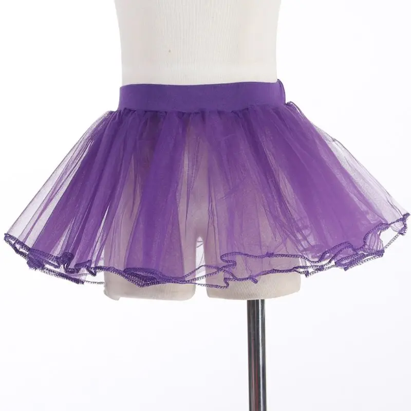 Платье для девочек Многослойное платье с фатиновой юбкой балетная мини юбка