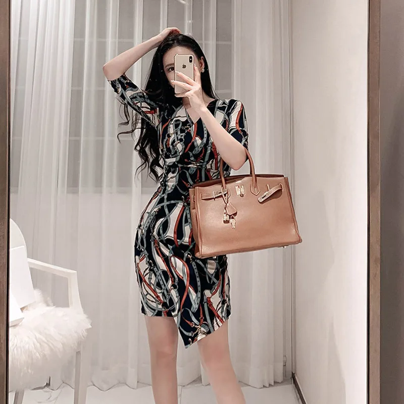 Новое летнее женское платье 2019 сексуальное облегающее элегантное миди с