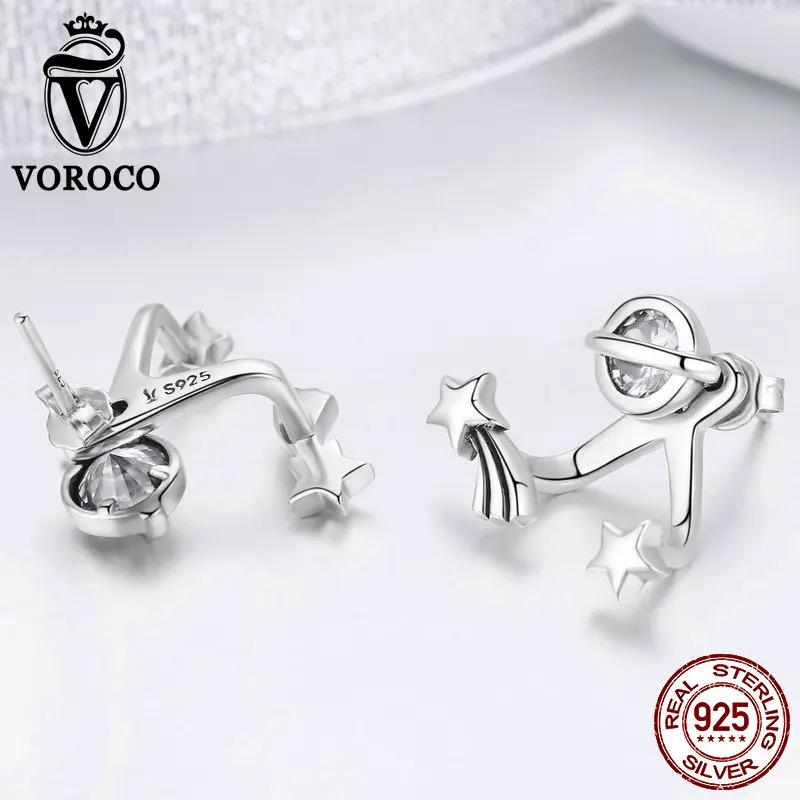 Женские серьги из серебра 925 пробы с фианитами | Украшения и аксессуары