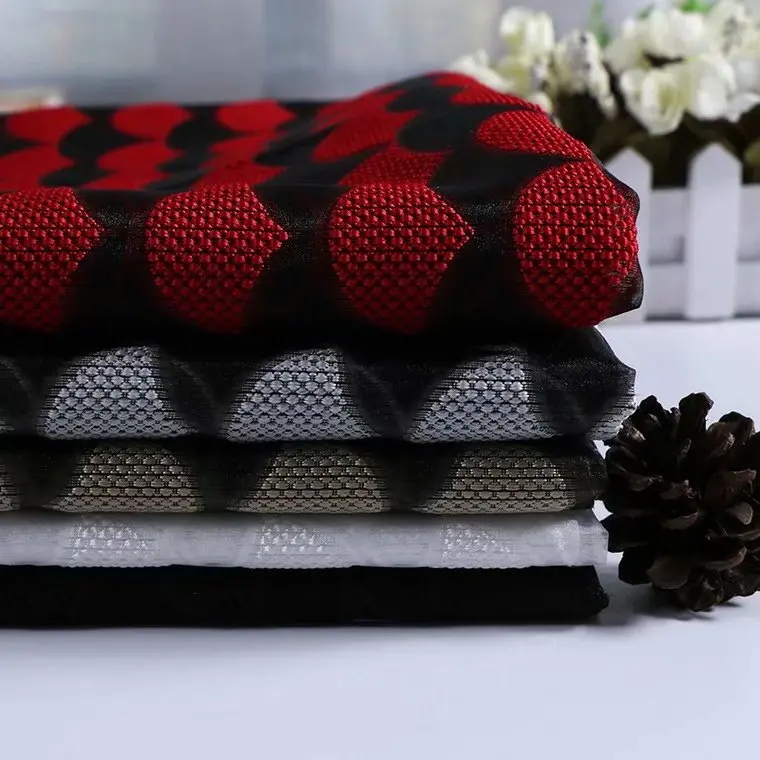 2019 новый рыбий чешуи жаккардовый срезанный цветок женские ткани Весна и лето