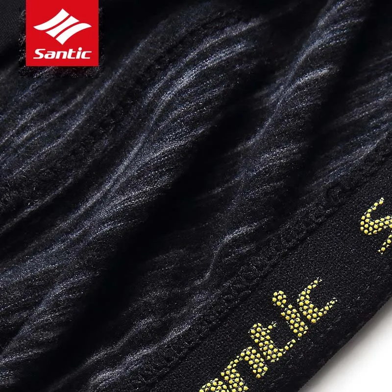 Santic Мужская велосипедная Джерси 2018 термо Флисовая теплая мягкая Одежда дорожный