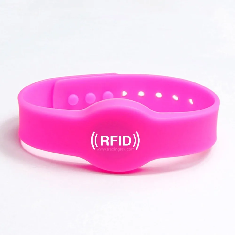 RFID 125KHz Silicone RFID Wristband with TK4100(compatible EM4100) in Access Control