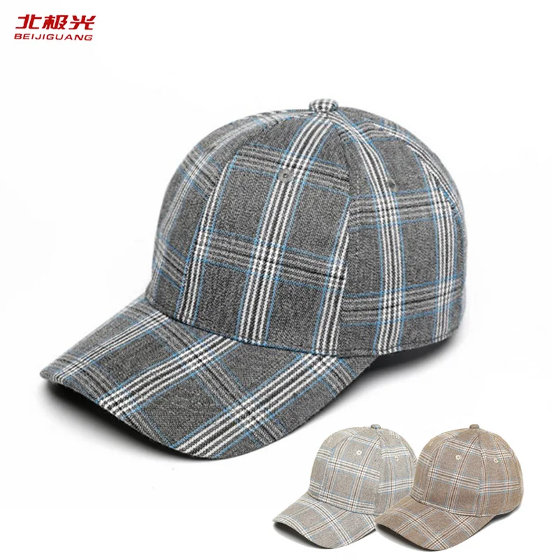 На лето и весну Бейсбол Кепки унисекс Для женщин мужчин Snapback s молодежи ретро плед